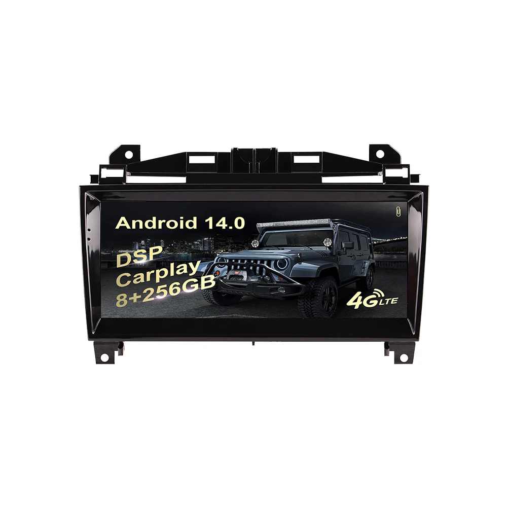 10.25 بوصة تعمل باللمس أندرويد 14.0 لجاكوار F-TYPE 2013 - 2020 سيارة carplay نظام تحديد المواقع والملاحة الوسائط المتعددة مشغل ستيريو رئيس وحدة #1