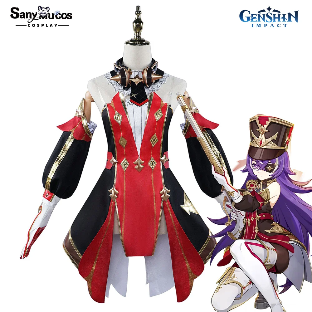 

IN STOCK SanyMuCos ChevreuseCospaly Genshin Impact ChevreuseDress Cospaly Outfit Comic-con Birthday and Holiday Gifts Plus Size