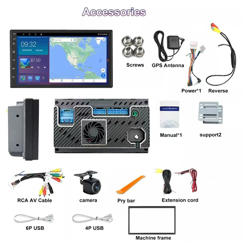 7 "لنيسان نافارا 2007-2015 4-64 جيجابايت راديو لاسلكي Carplay Adnroid 15 رأس تلقائي نظام تحديد المواقع نافي واي فاي راديو ستيريو بالسيارة خريطة جوجل #5