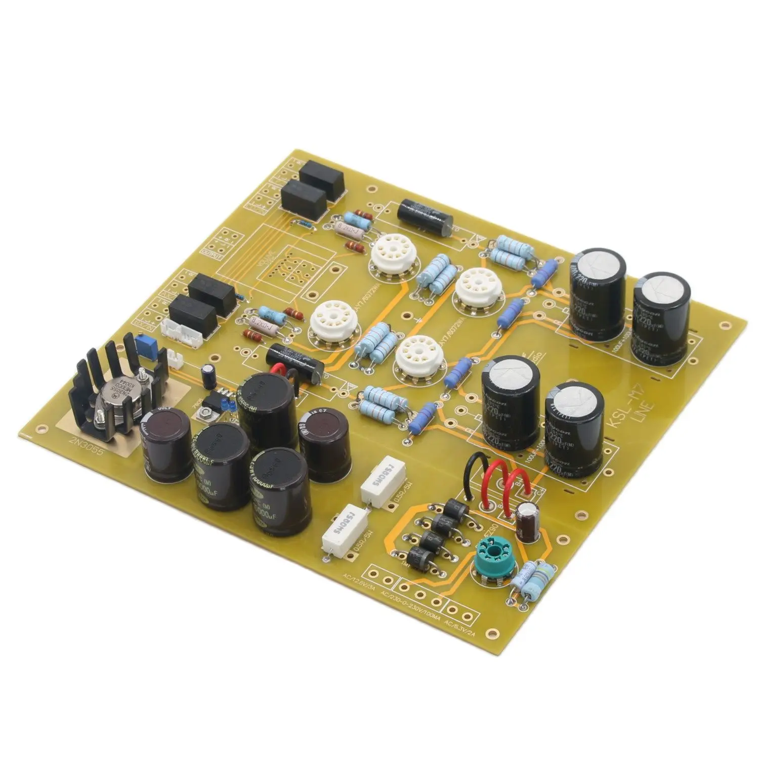 

Based on Kondo KSL-M7 Line HiFi DIY 12AY7 Vacuum Tube Audio Sound Preamplifier Board Kit