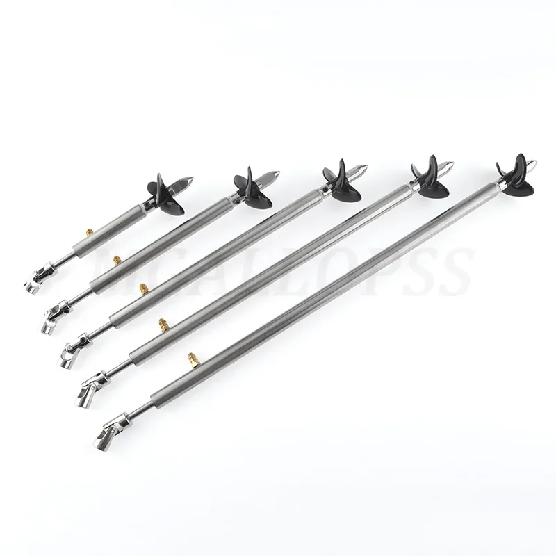 1set Include RC Boat Stainless steel 4mm Drive Shaft+Shaft Sleeve with Grease Nozzle+3 Blades Propeller+Prop Nut+Cardan Joint