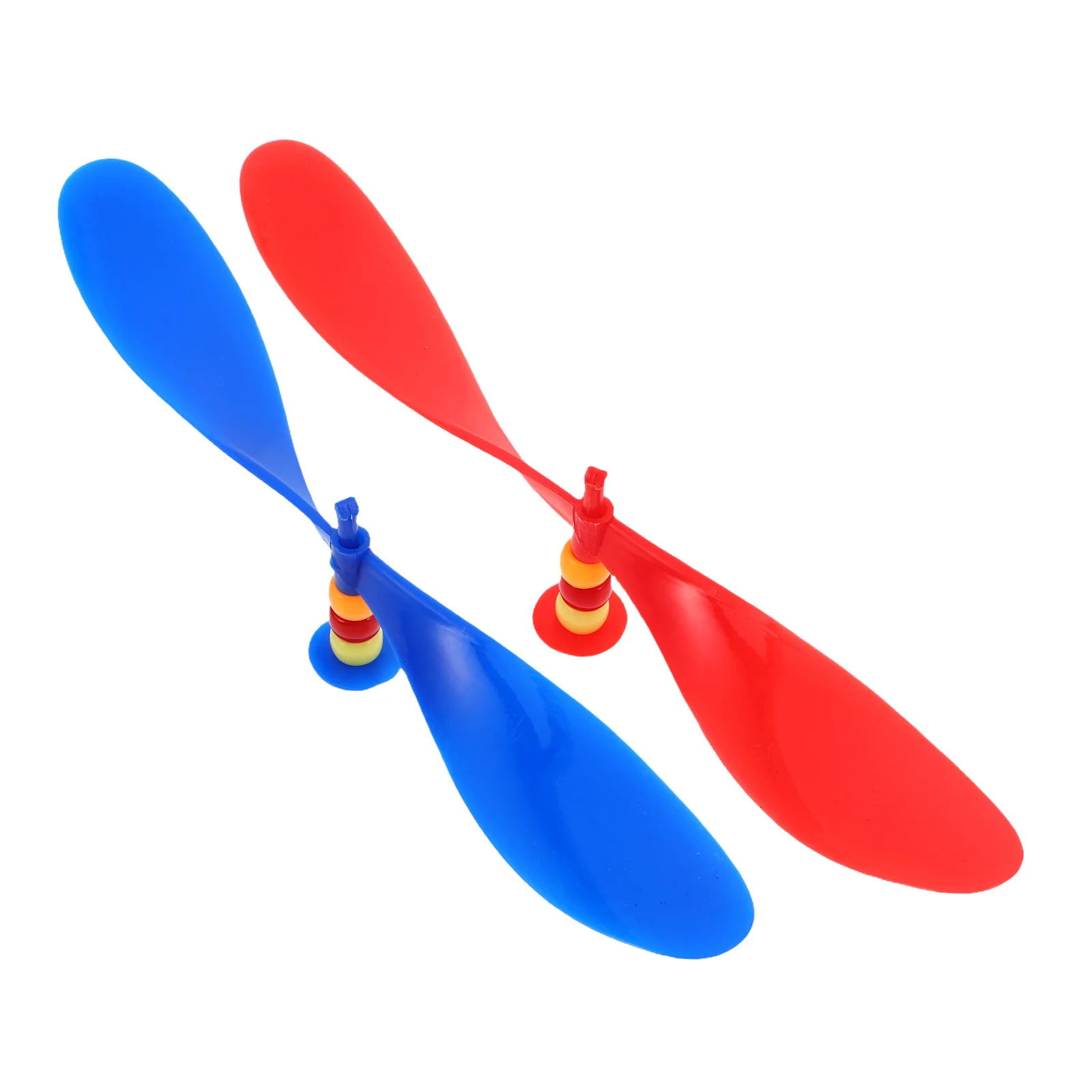 2 stuks Dragonfly Hat Propeller Kleurrijke Cap Top Decoratie Leuke Baseball Cap Helikopter Accessoire Afneembaar Wervelend