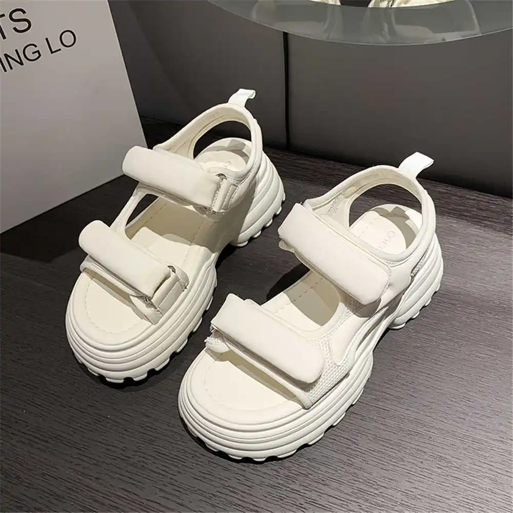 Thick-heeled Light Weight Womans Sports Slippers Shoes 33 Size Elegant Sandals Sneakers Design High Grade Classic