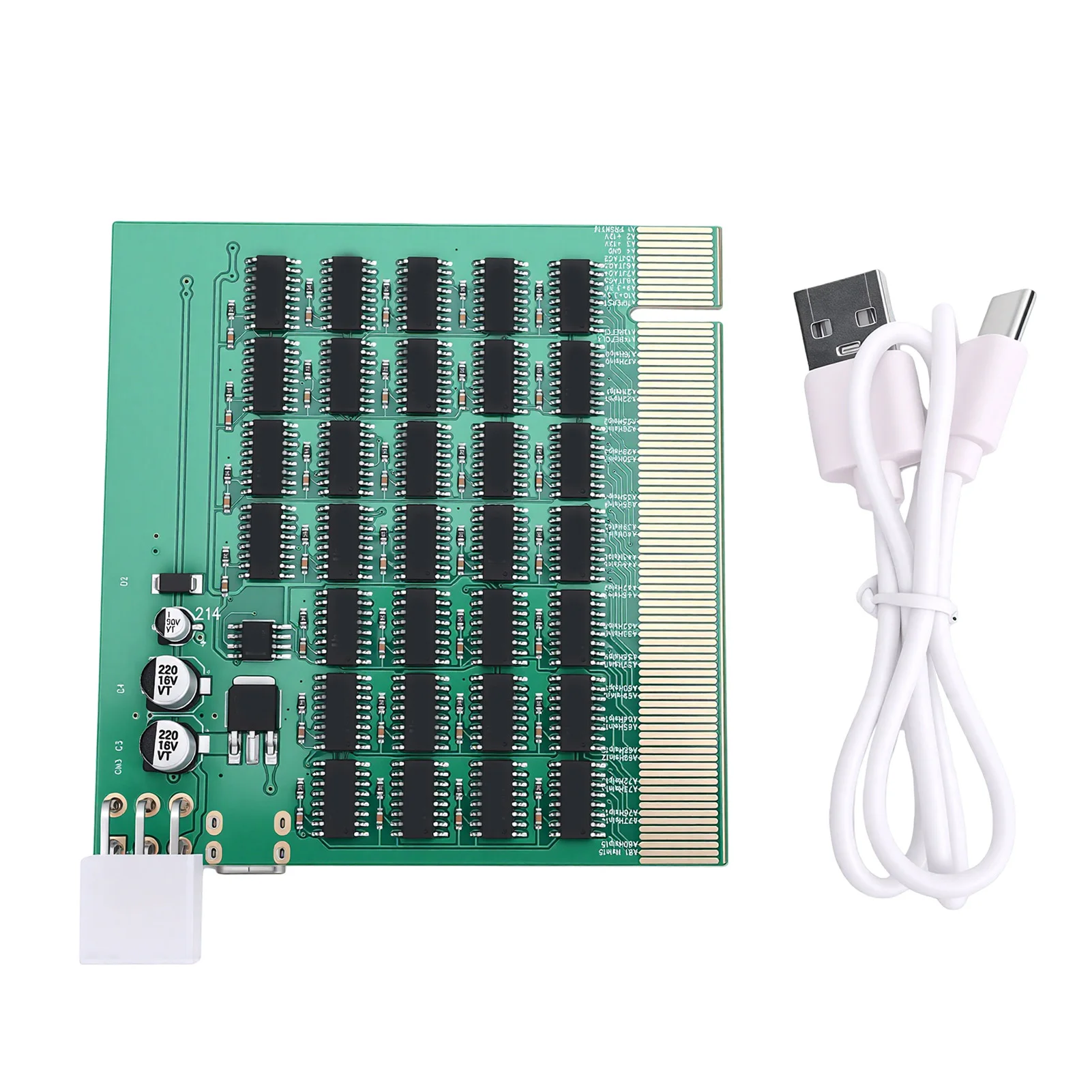 PCIe 16X Test Card with Light PCI Express Slot Motherboard Diagnostic Tester Support Type C Power Supply
