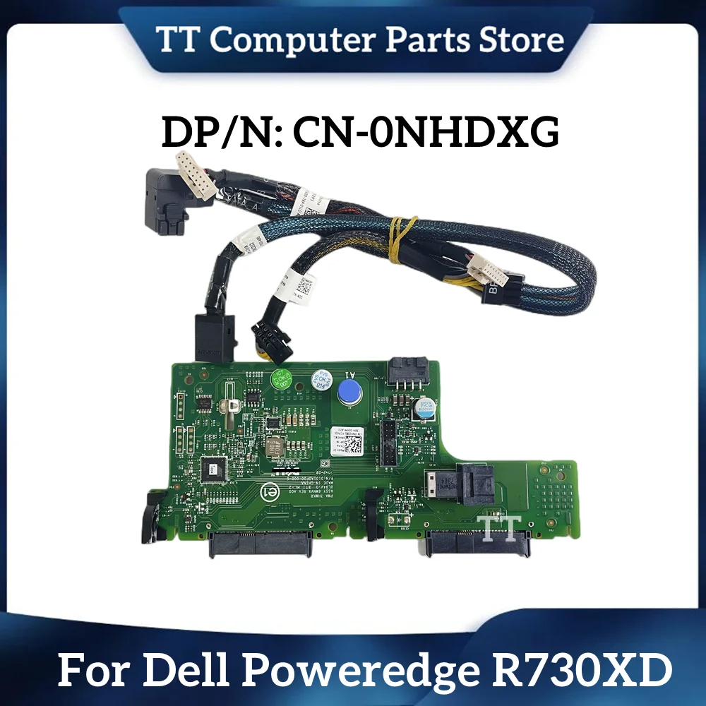 

TT Original NHDXG 6WNVX 0NHDXG 06WNVX For Dell Poweredge R730XD 12 Bay 2.5'' SFF HDD Hard Drive Backplane With Cables