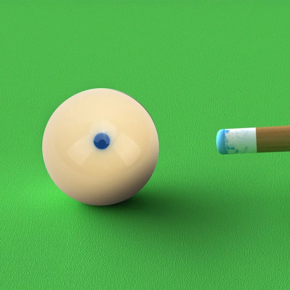 

Billiards 57.2MM Pool Training Ball Blue White Practice Cue Ball Six Dots Billiard Training Ball Training Practice
