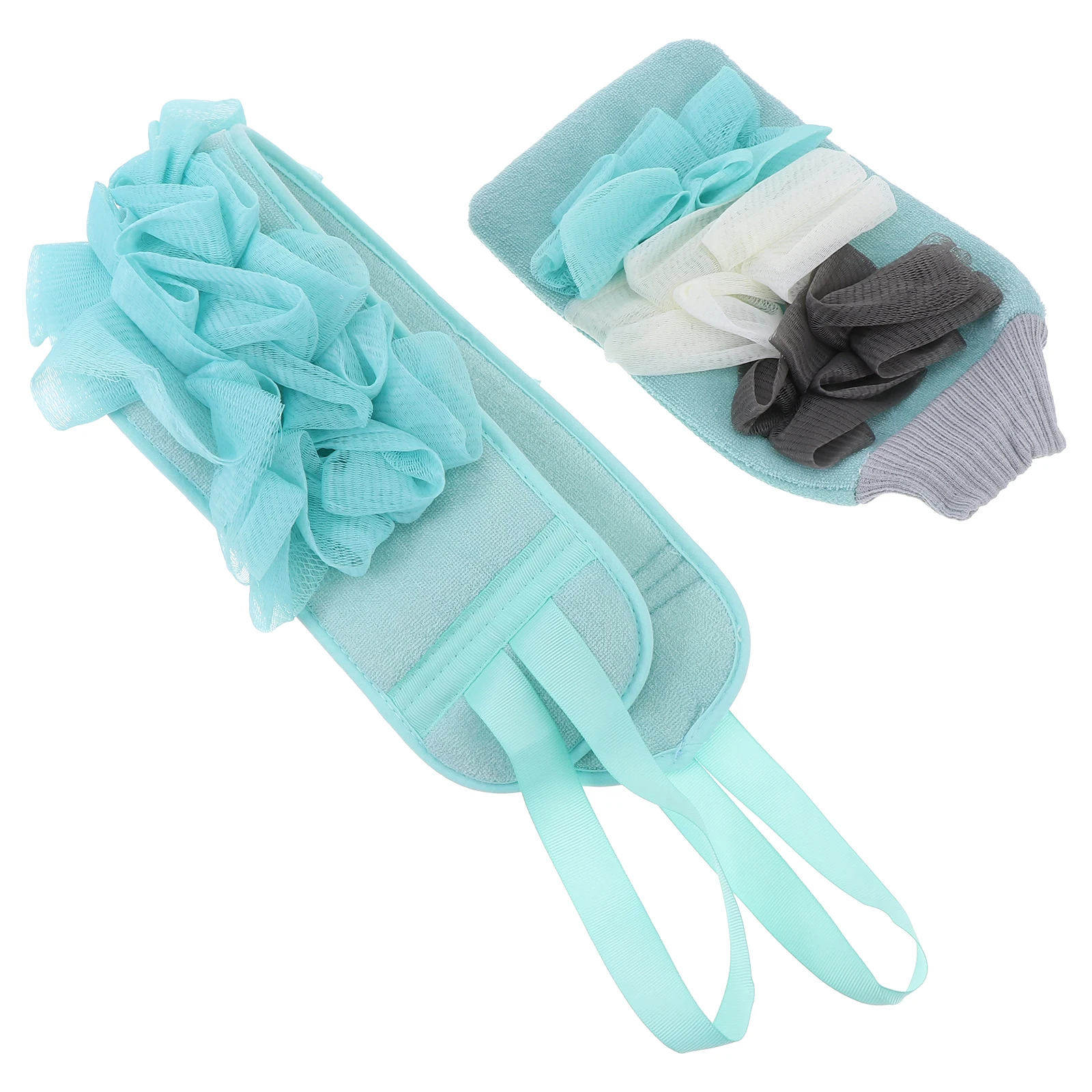 

Bath Gloves Sponge Scrubber Soft Double Sided Foam Maker Body Cleanser Shower Towel Toiletries Storage Drying Bath Ball