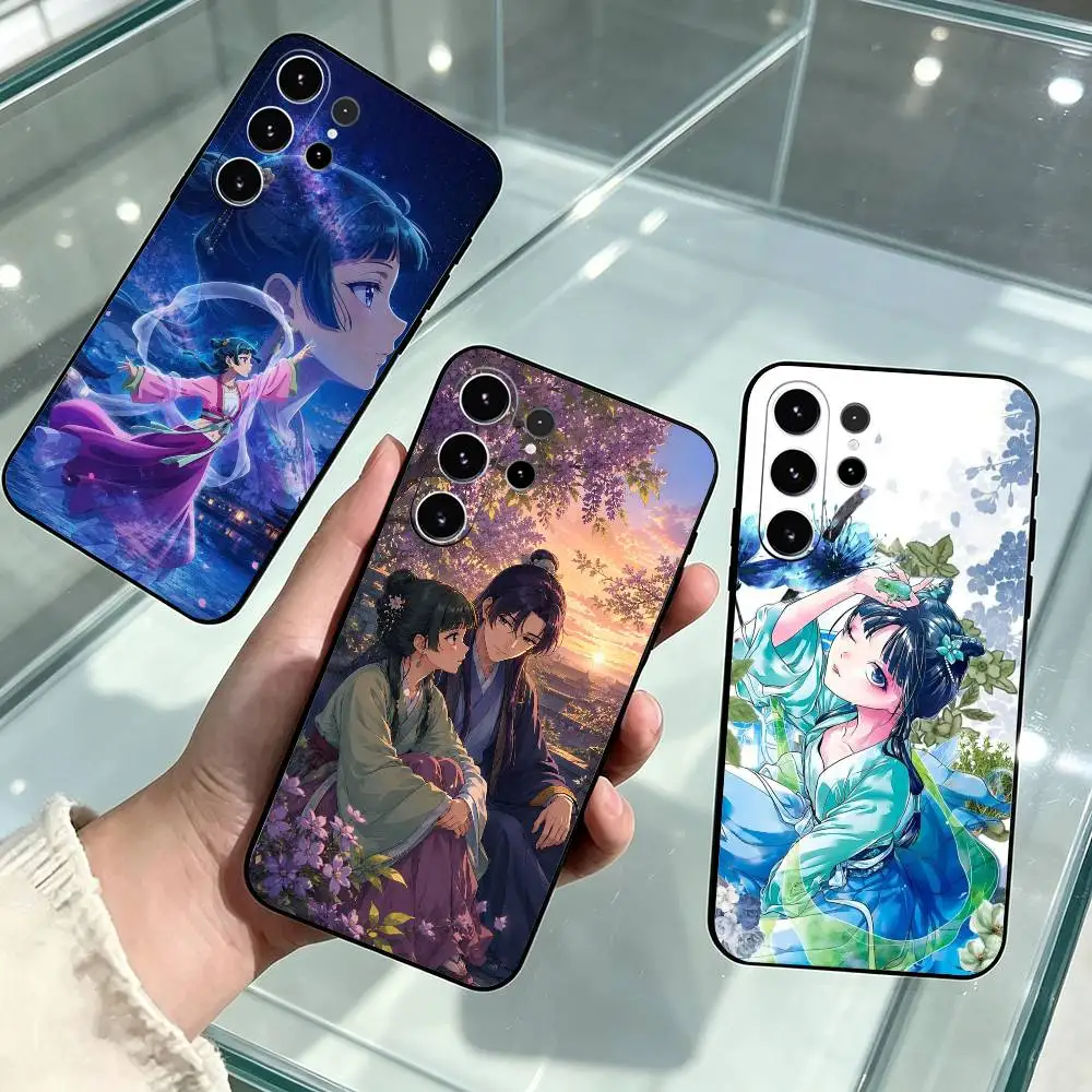 Apothecary Diaries Maomao  Phone Case For Samsung S26,S25,S24,S23,S22,S21,S30,Ultra,Plus,Fe,Soft Silicone Black Cover