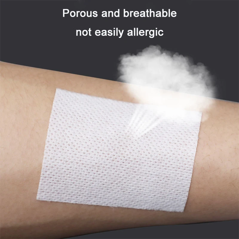 Non-Woven Breathable Tape Skin Healing Protective Soft Fabric Cloth Adhesive Antibacterial Wound Dressing Fixation Bandage