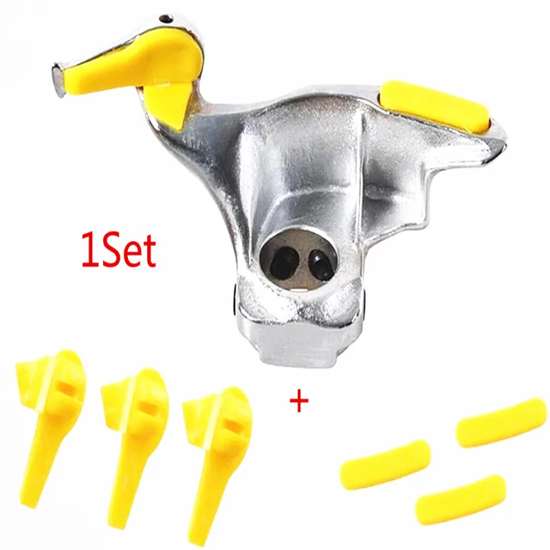 

1X Tyre Tire Changer Machine Part 28/29/30mm Stainless Steel Mount Demount Duck Head +3 Protective Pads