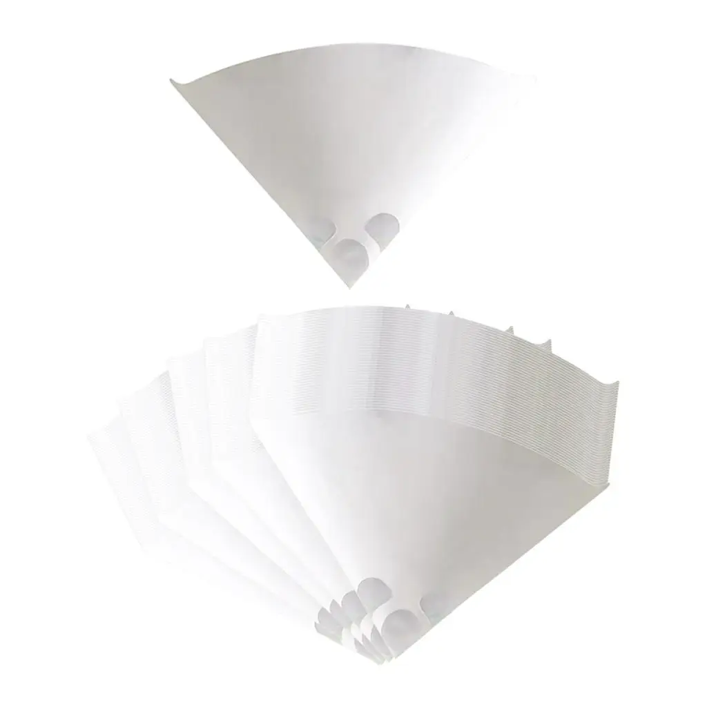 250Pcs Paper Fine Paint Strainers Micron Fine Mesh Durable Coated Strainer Cone