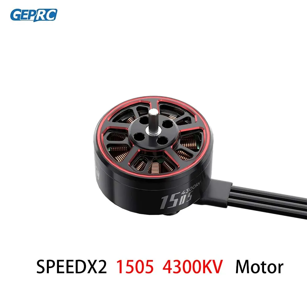 

GEPRC SPEEDX2 1505 4300KV Motor 20A-30A Brushless 16.8V Motor Black 2.5-3.5 Inch RC FPV Racing Drone Multicopter