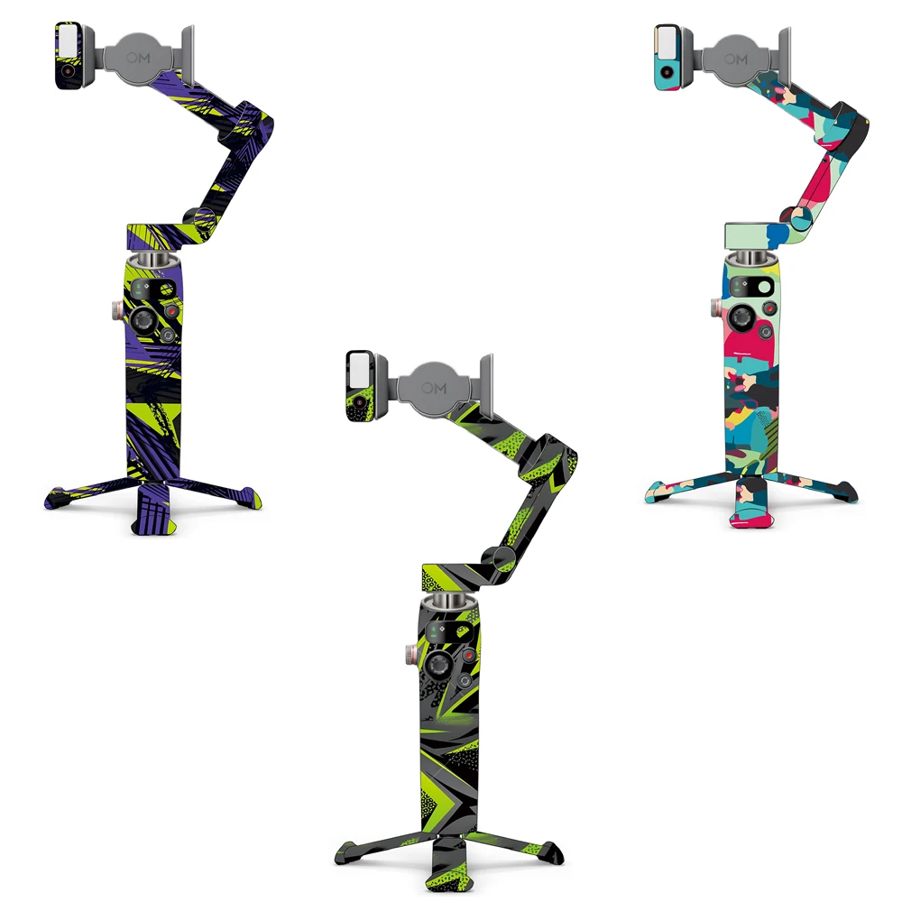 Decorative Sticker for DJI Osmo Mobile7P Waterproof Skin Sticker Decal for DJI Osmo Mobile7P Gimbal DIY Accessory