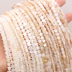Natural Mother of Pearl Shell Beads Star Shell for Making DIY Charms Bracelet Necklace Earrings Jewelry Loose Spacer Beads 14''