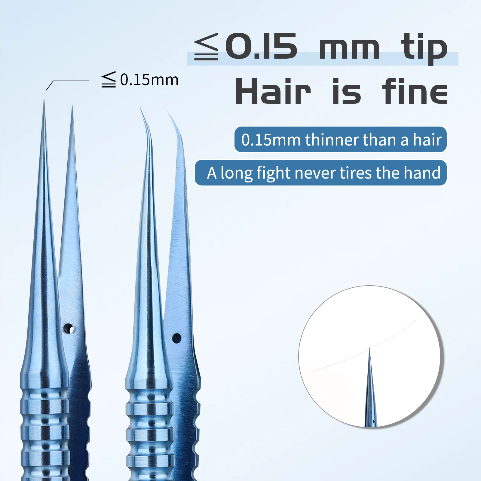 Kaigexin Titanium legering pincet gebogen/rechte 0.15mm tip pincet voor mobiele telefoon moederbord reparatie nauwkeurige draad sprong