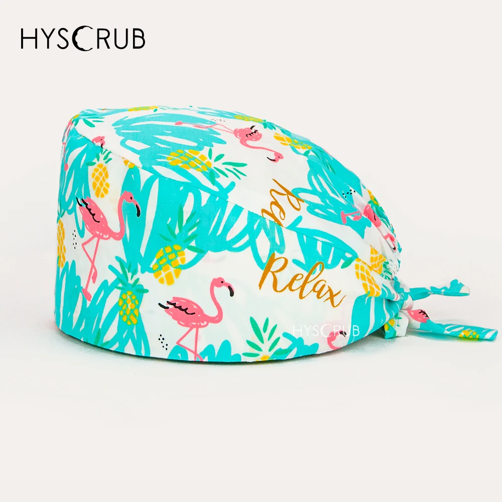 Boné de enfermeira médica médico profissional chapéu dentista cozinha laboratório trabalho boné salão de beleza esfrega boné