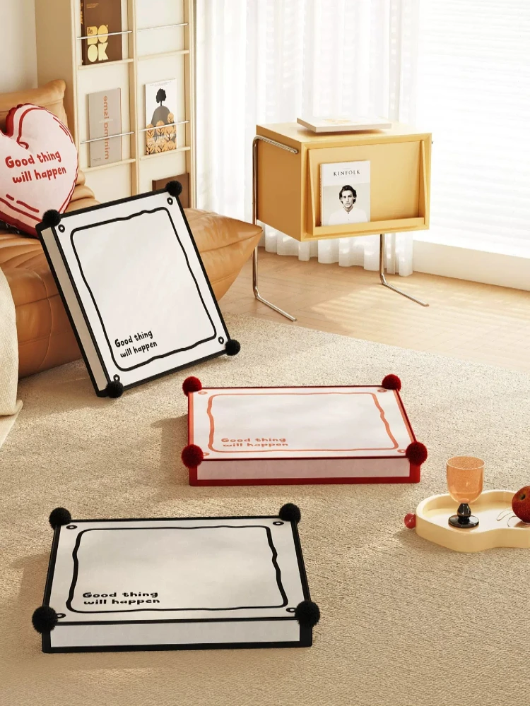 Cute Square Cartoon Futon Creative and Realistic Book-shaped Square Cushion High-value Decorative Items Detachable