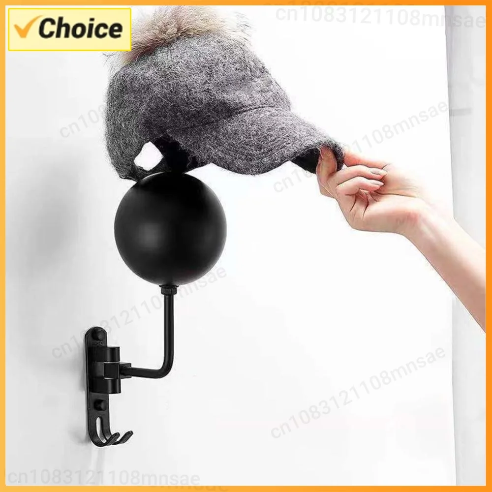 Metal Helmet Holder Wall Mount Helmet Display Rack Multifunction Helmet Storage Rack Heavy Duty for Motorcycle Bike Helmets