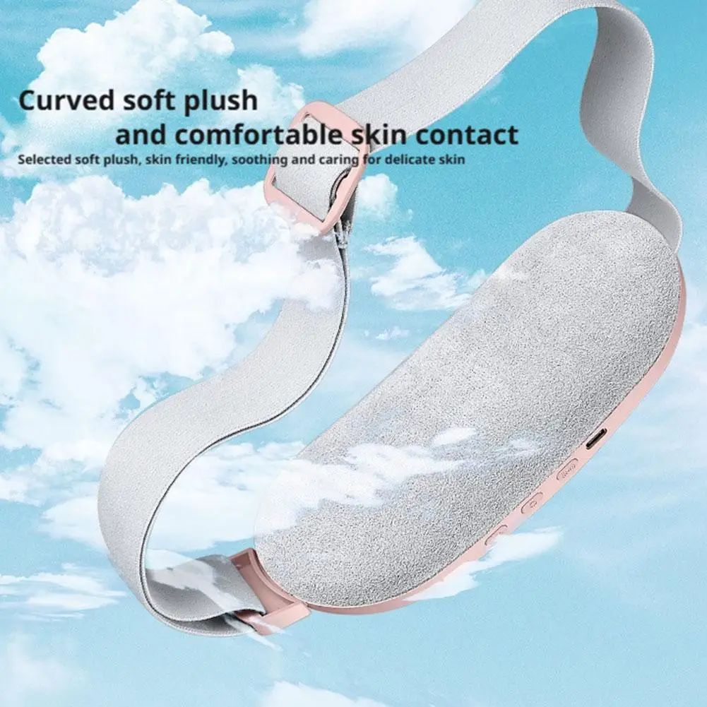 스마트 온열 벨트 전기 복부 마사지 자궁 온열 벨트 USB 충전 자궁 온열 핫 컴프레스 진동 마사지 벨트 신제품