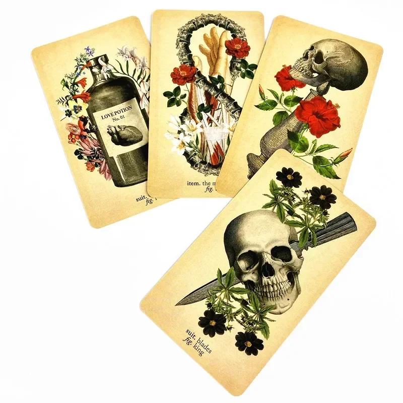 The Antique Anatomy Tarots Deck Full English Divination Oracle Cards PDF Guidebook Board Game #3