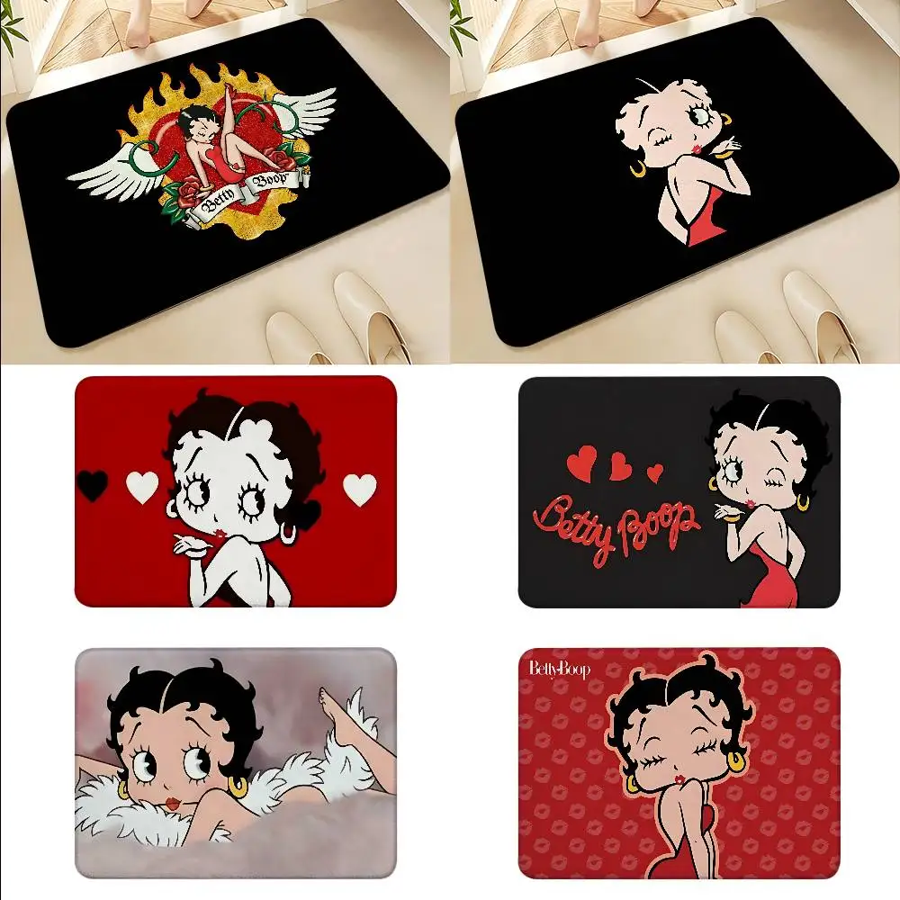 Sexy B-Betty-Cute-B-Boop-s Floor Mats Home Laundry Rug Carpet For Living Room Decor Lounge Area Anti-slip Foot Mat Entrance Doo