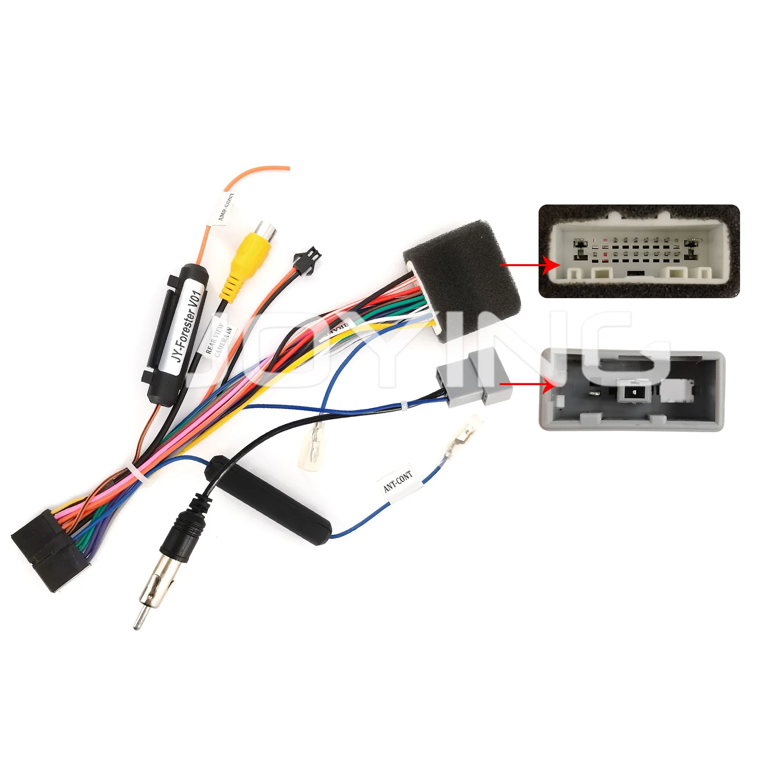 

JOYFORWA ISO Harness Android Car stereo Head Unit Support Factory Steering Wheel control For Nissan
