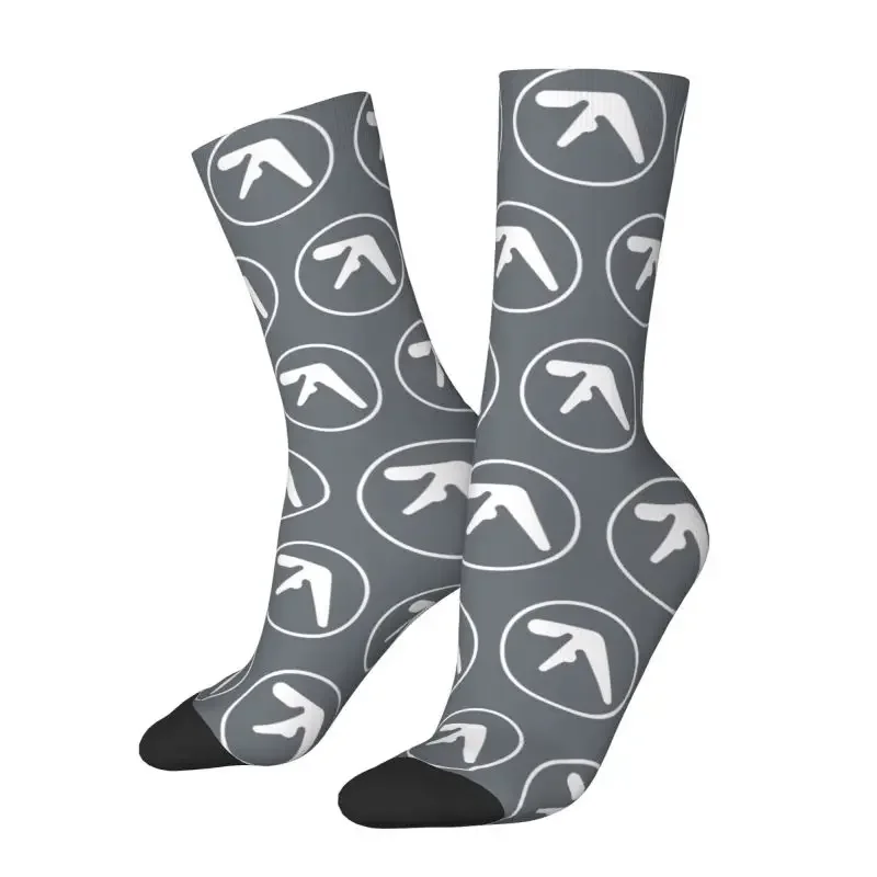 Aphex Twin Men's Crew Socks Unisex Novelty 3D Print Electronic Music Artist Crazy Socks