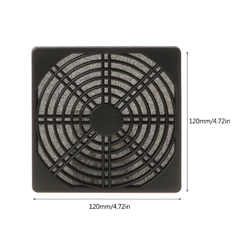 1 Stück staubdicht 120 mm für Gehäuselüfter, Staubfilter, Grillschutz, Abdeckung für PC, Computer, Reinigung, Lüfterabdeckung