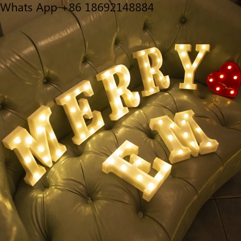 26 English alphabet lights LED symbols modeling tools are available in stock
