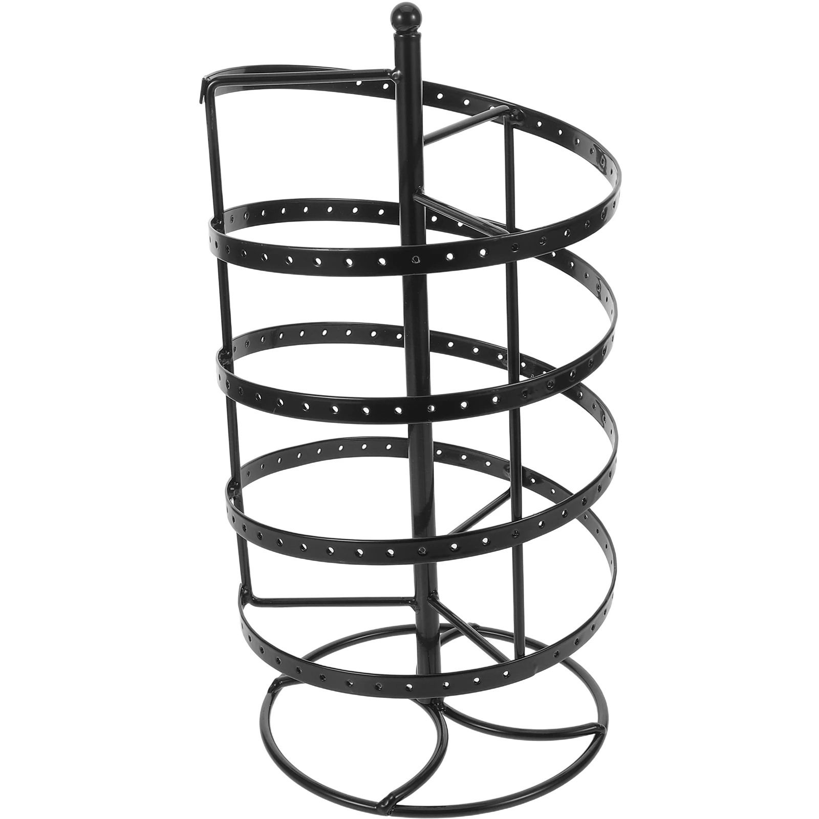 

Earrings Rotating Stand Holder Organizer Display Accessories Hanger Black Rotation Rack