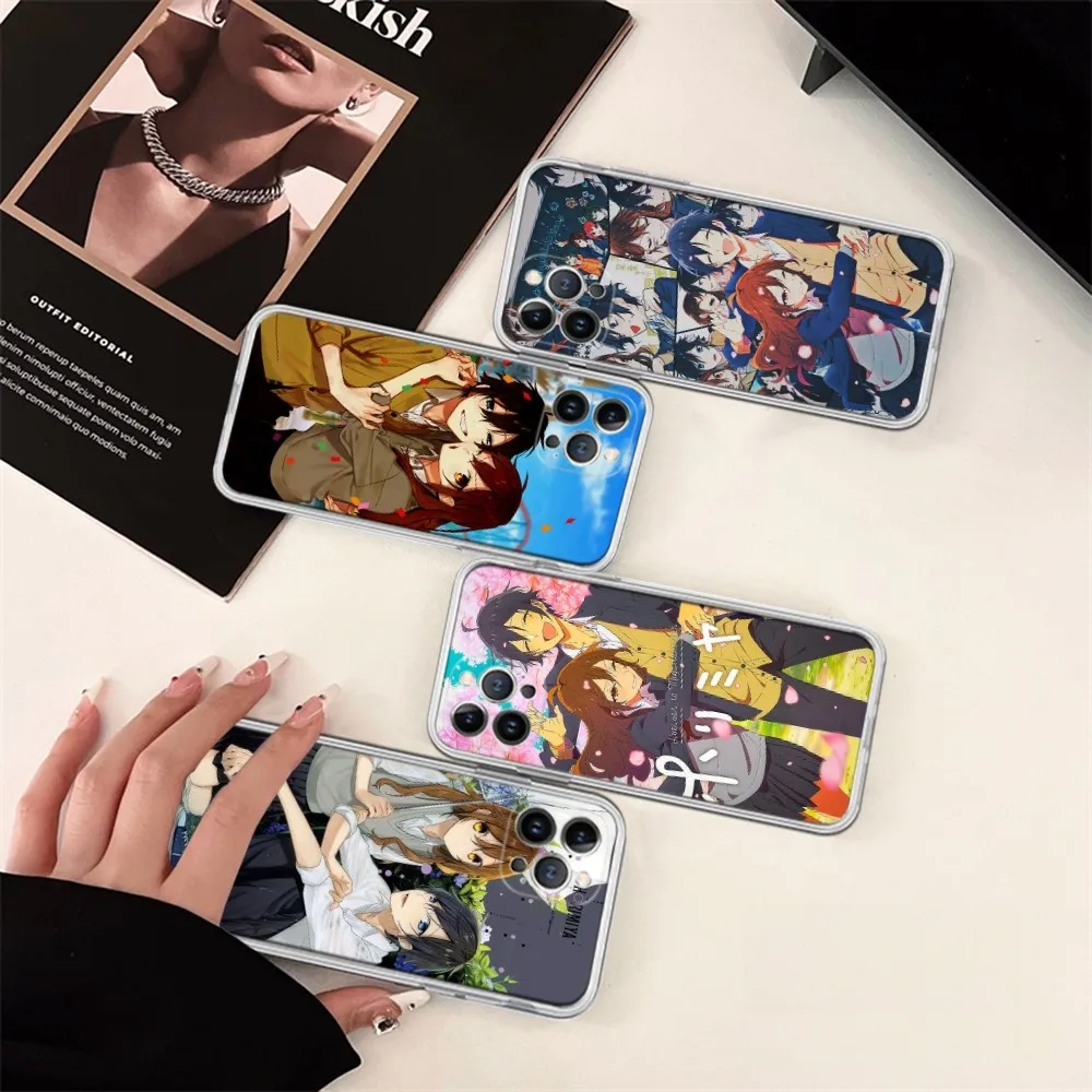 Miyamura Izumi Horimiya Phone Case Silicone Soft for iphone 15 14 13 12 11 Pro Mini XS MAX 8 7 6 Plus X XS XR Cover