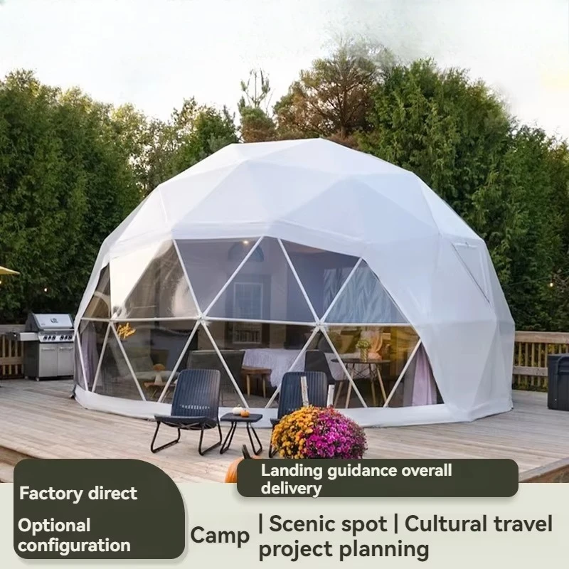 FOODLINE Glamping Tent Good Ventilation Luxury Camping Tent For Outdoor Mountain Glamping Family Camping Tour