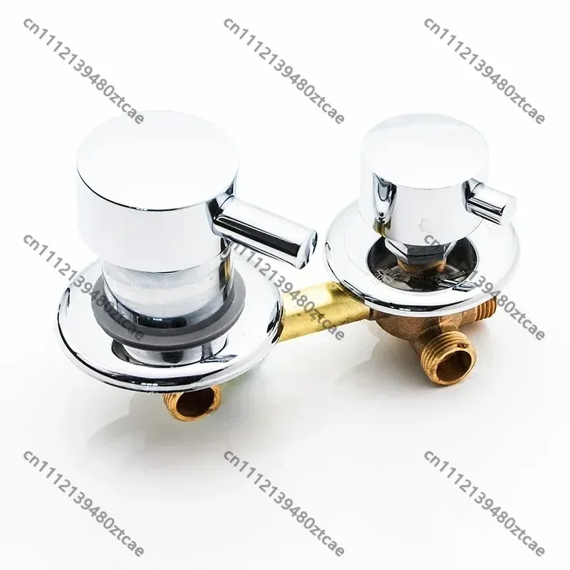 

2/3/4/5 Ways Water Outlet, 10cm Center Distance Threaded Brass Mixing Valve, Bathroom Shower Mixer Faucet Tap