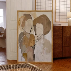 Modern Abstraction People Painting Art Print Canvas Poster Picture For Living Room Bedroom Gallery Wall Art Home Decor