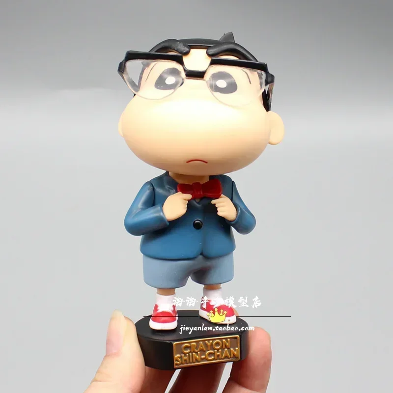 Crayon Shin-chan Cos Edogawa Konan Action Figure, Anime Toys, Butter Car Ornaments, Collecton Model Statue, Kawaii Butter Gift for Children