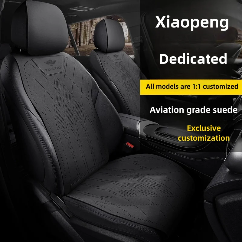 

Car Seat Cushion for Xpeng P7P7i 2022-25 polyester fiber Semi-wrapped Ventilated Four-season Pad Interior Accessories
