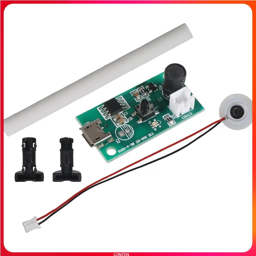 

USB-модуль увлажнителя 5 В USB-модуль распыления печатная плата модуль распыления распылительная пластина распылитель DIY LT-SJ0132