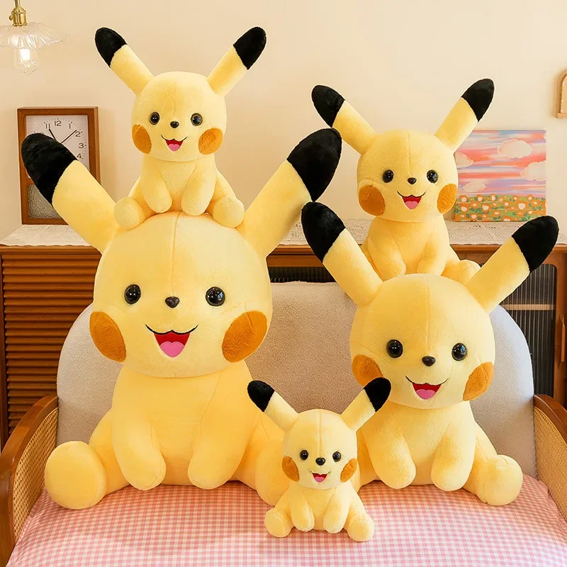 70cm Oversize Pokemon Kawaii Pikachu Stuffed Toys Anime Cartoon Cute Plush Dolls Throw Pillow High Quality Birthday Gift for Kid