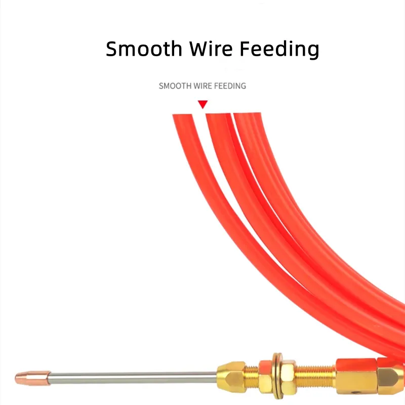 سوب كيلين سلك لحام بالليزر أنبوب التغذية 3m 5m U V سلك تغذية لفات دليل سلك فوهة 0.8 1.0 1.2 1.6 سلك المغذية الملحقات