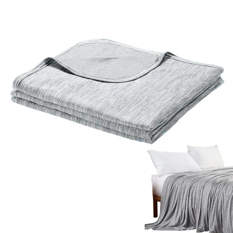 Lightweight Summer Blanket Cooling Blanket For Adults Thin Lightweight Cold Blankets For Sleeping Fast Heat Dissipation For