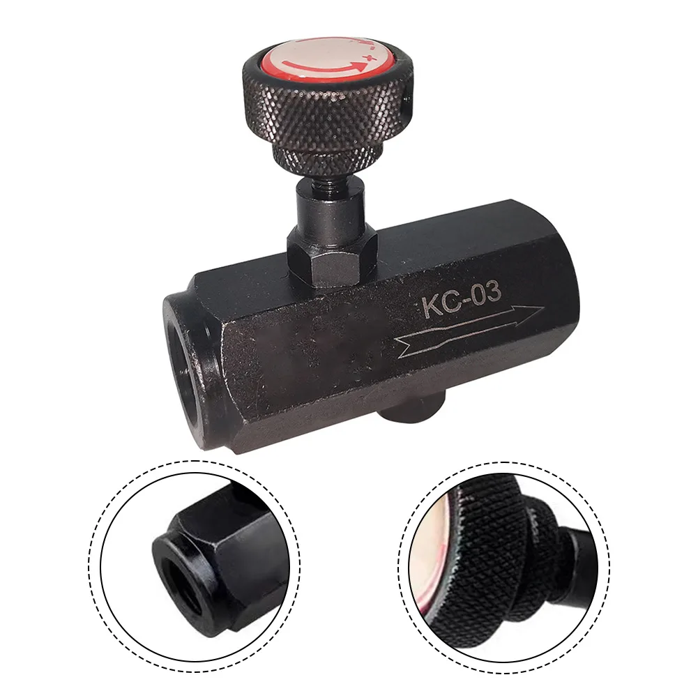 

For Hydraulic Systems Flow Control Throttle Valve Industrial Hydraulic Applications Black Flow Rates 12 20 30 48