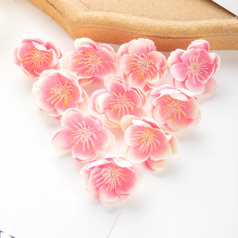 100 Stück 3CM Künstliche Blumen für Scrapbooking, Kirschblüten, DIY-Geschenke, Süßigkeitenbox, Hochzeit, Garten, Rosenbogen, Heimdekoration, Valentinstagskranz – Detail 17