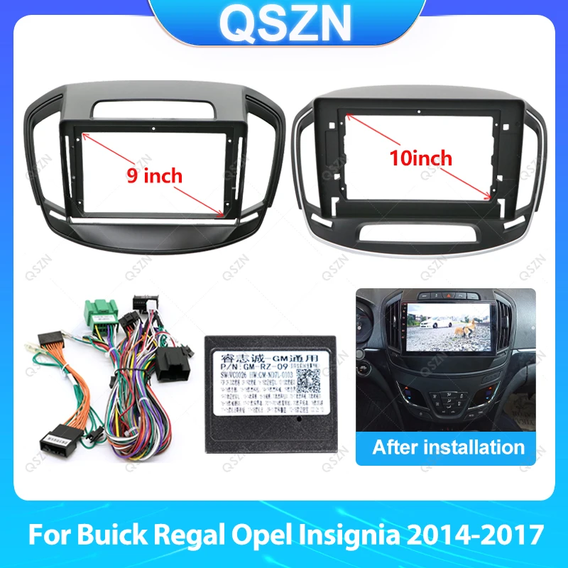 

9/10-дюймовый экран, автомобильная панель, стерео 2Din, рамка-адаптер для Buick Regal Opel Insignia2014-2017, аудиоплеер, панель приборной панели, рамка