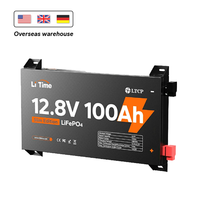 12V 100Ah LiFePO4 Lithium Rugged Metal Durability Case Slimline Lithium Battery For Trucks Trailers Vans Off-road Rigs