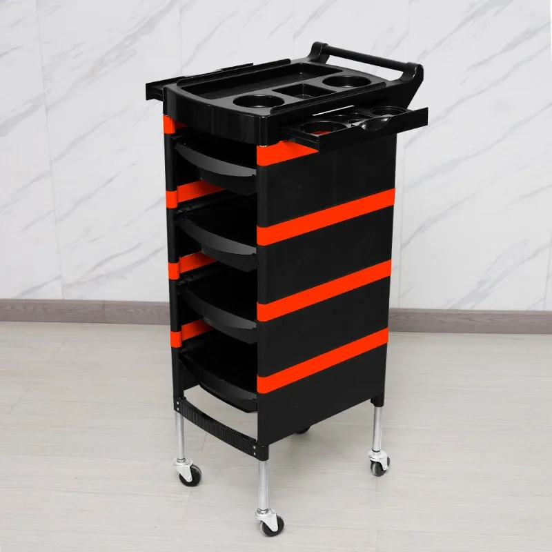 Italian Premium Salon Trolley Nordic Hairdressing Salon Tool Storage Cart Retro Barbershop Salon Furniture Тележка Мастера FYST