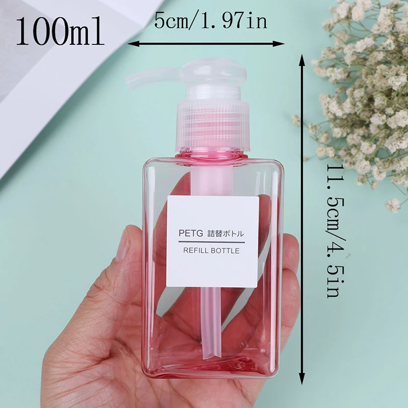 100ml Foam Bottle Container Shampoo Lotion Liquid Soap Pump Dispenser