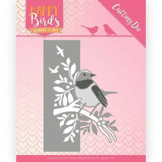 Piggy Craft metal cutting dies cut die mold Flower border bird series Scrapbook paper craft knife mould blade punch stencils die