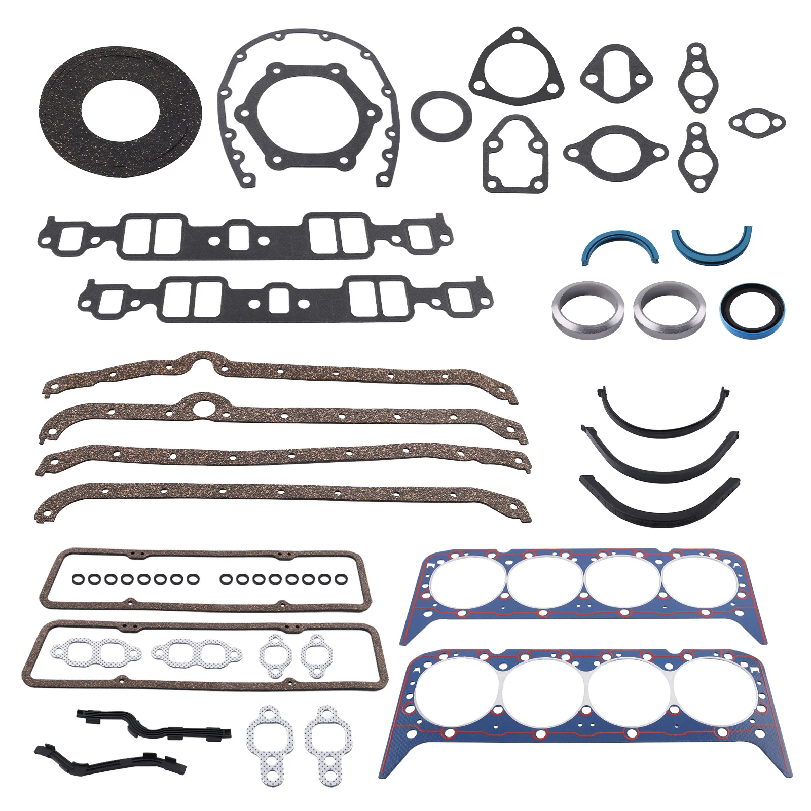 

Rebuild Engine Gasket Set For SBC Chevrolet 283 302 307 327 350 5.7 1955-1980