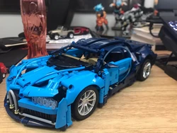 1:14 Technical Bugatti Building Blocks Lamborghini Hypercar Racing Car Model Assemble Vehicle Bricks Toys For Boys Child Gifts