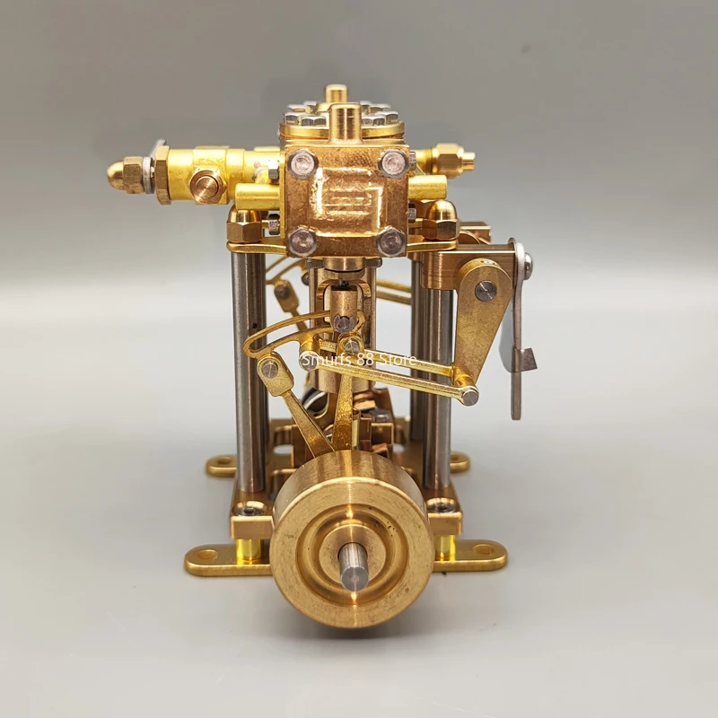 Modelo de motor de vapor de doble cilindro, modelo de barco RC alternativo, modificación DIY